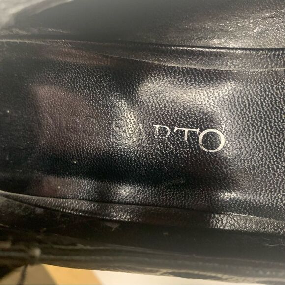 Franco Sarto Black Leather Mary Jane Heels Size 9.5 - Picture 6 of 13